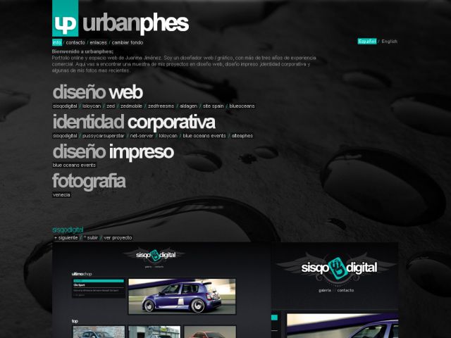 urbanphes portfolio screenshot