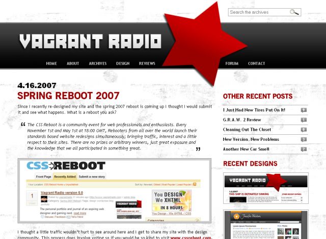 Vagrant Radio v5 screenshot