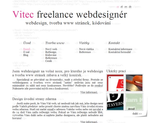 Vitec webdesign screenshot