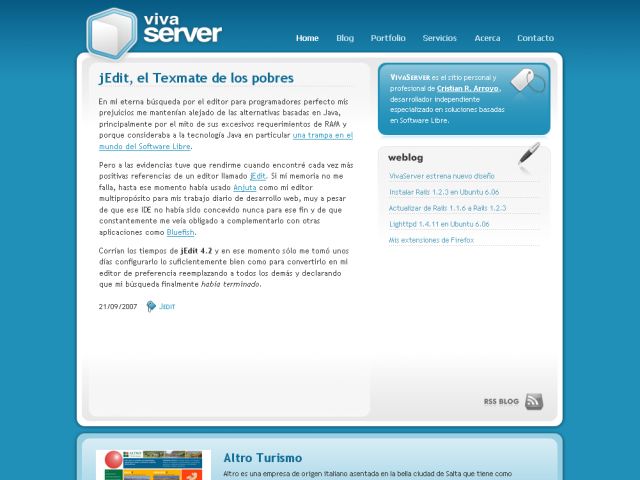 VivaServer screenshot