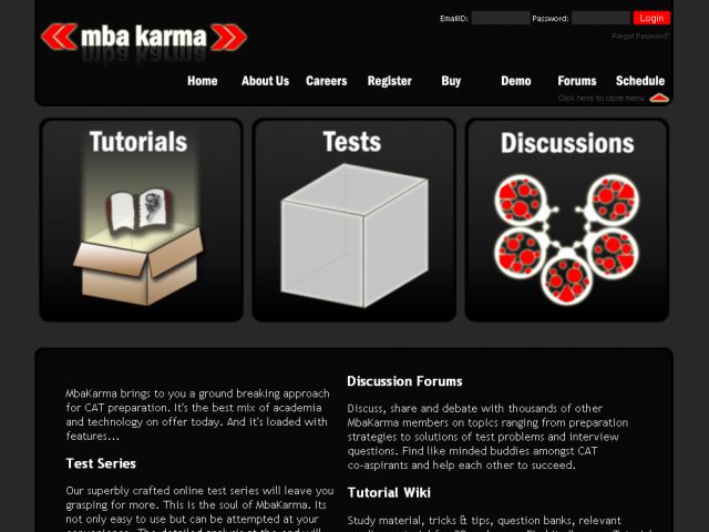 MBA Karma screenshot