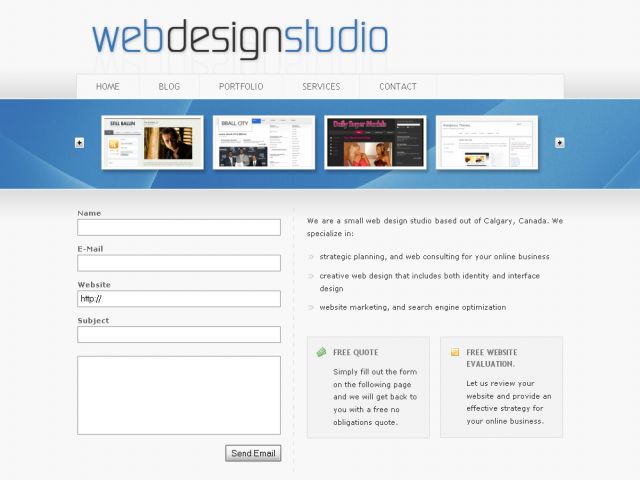 Web Design Studio screenshot