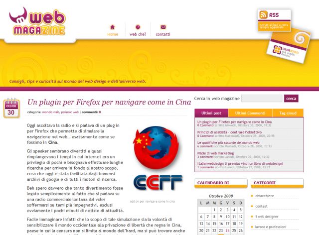 web-magazine.it screenshot