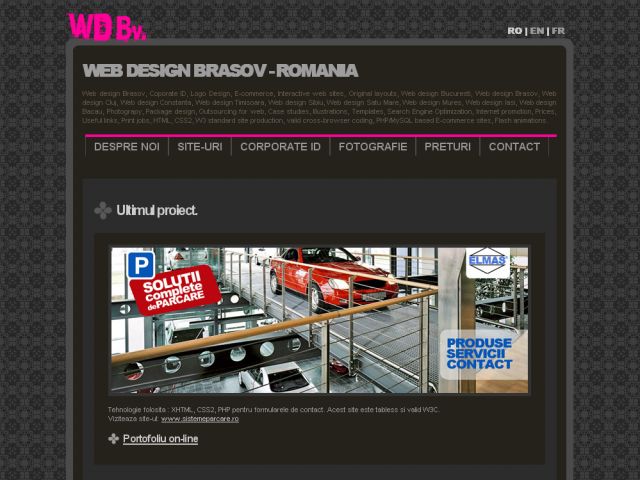 Web Design Romania screenshot