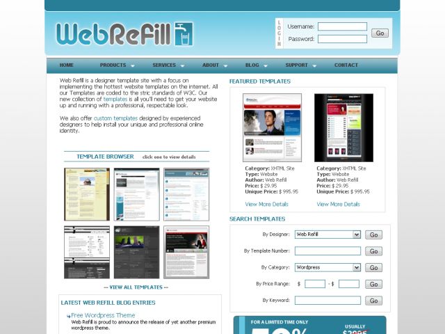 Web Refill screenshot