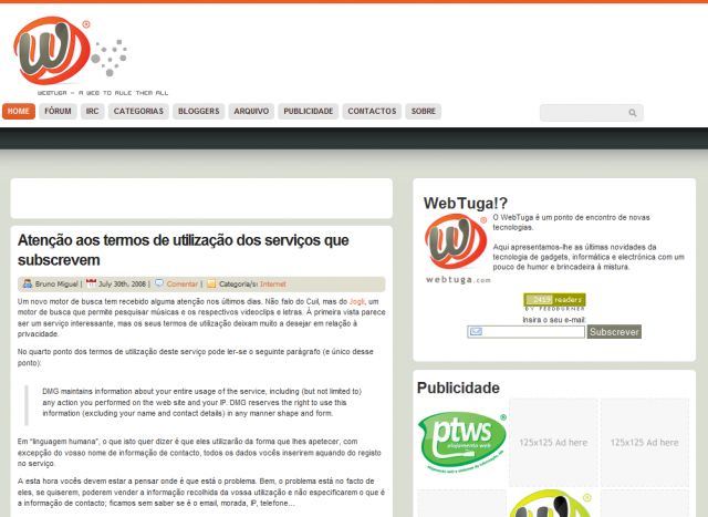 WebTuga screenshot