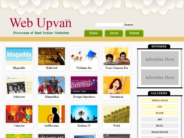 Web Upvan screenshot