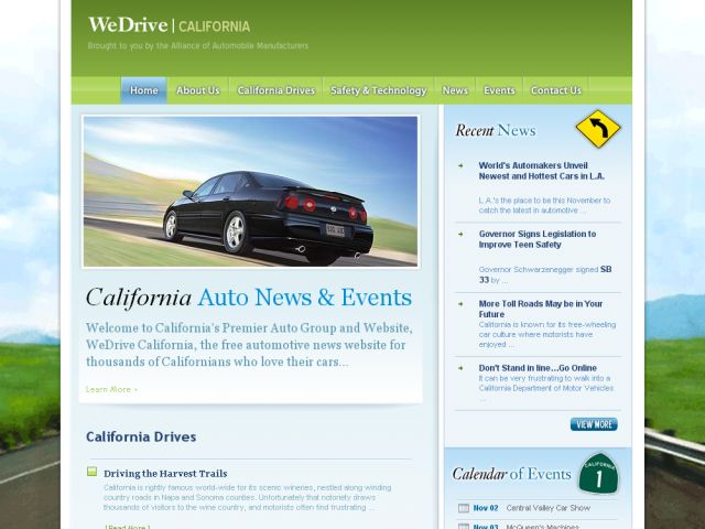 WeDrive California screenshot
