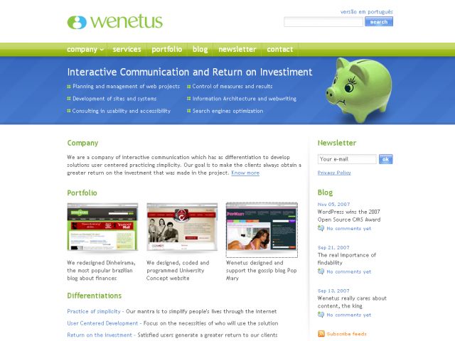 Wenetus Interactive screenshot