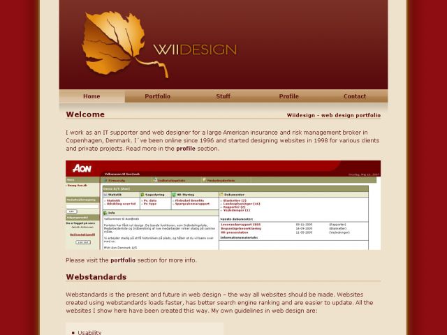 Wiidesign screenshot