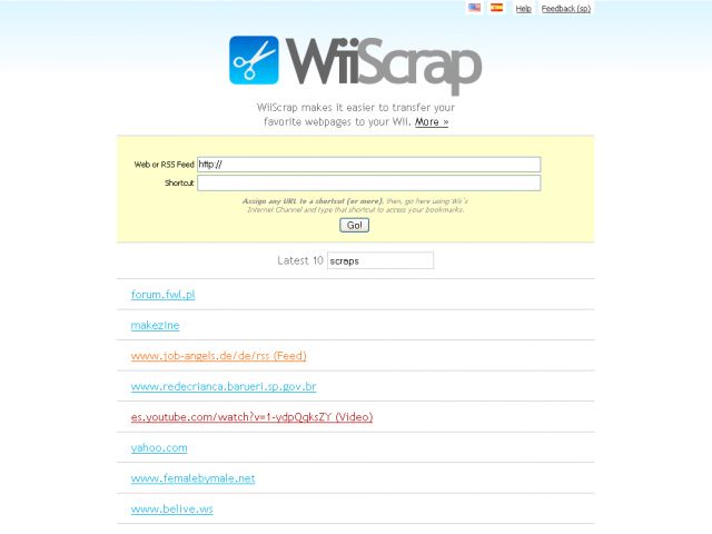 WiiScrap screenshot