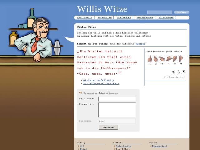 Willis Witze screenshot