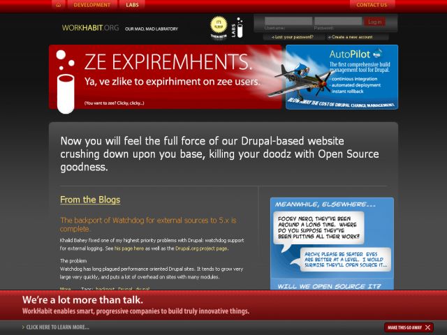 WorkHabit.org screenshot