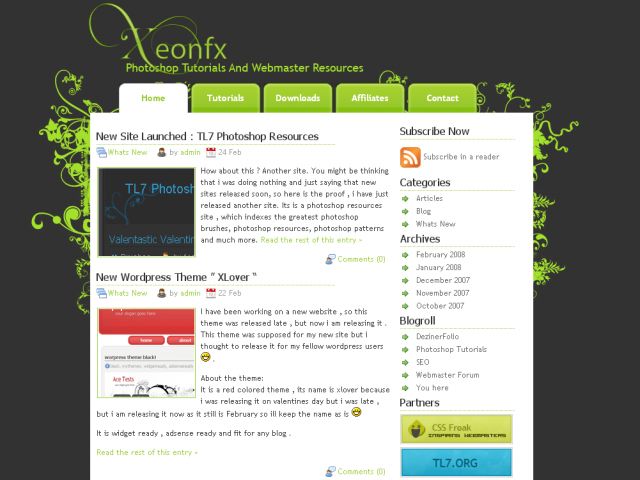 Xeonfx screenshot