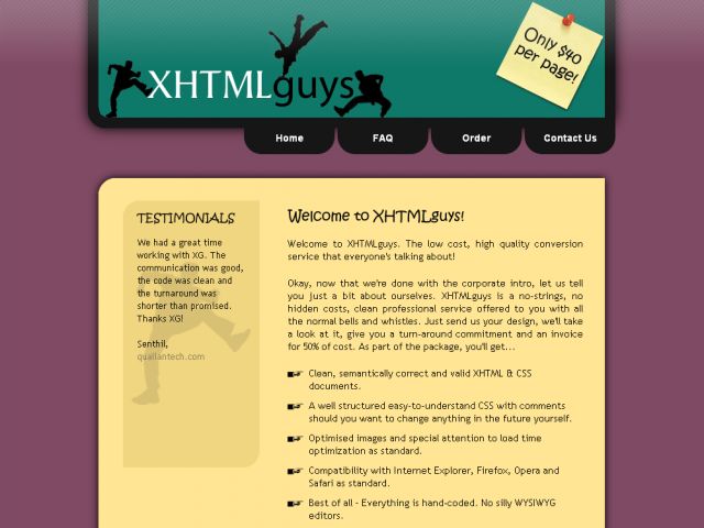XHTMLguys screenshot