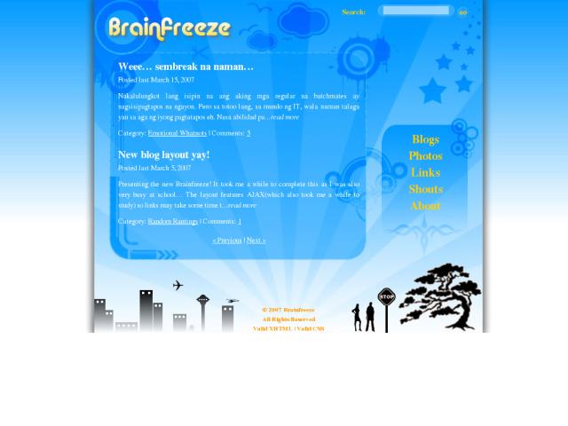 Brainfreeze screenshot