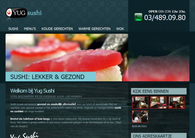 Yug Sushi screenshot