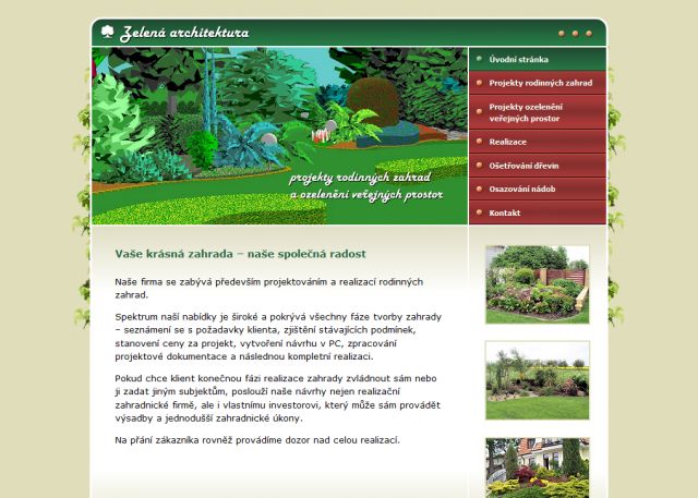 Zelena architektura screenshot