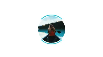 Avatar With Cut-Off Border