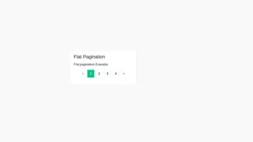 Bootstrap 4 Flat Pagination