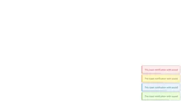 Bootstrap 4 Toast Notification