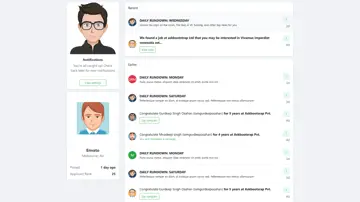 Bootstrap Notification List