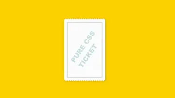 Pure Css Ticket