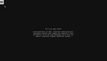 Quick And Easy Fullscreen Menu