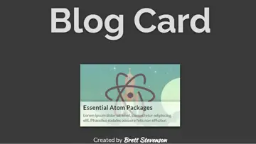 Blog Card