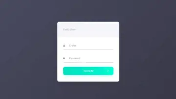 Simple Animated Login Form