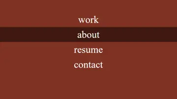 Animated Menu