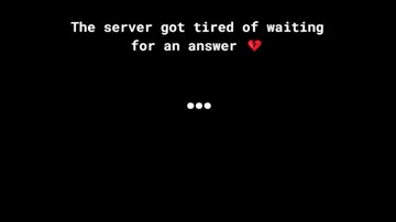 408 - Request Timeout