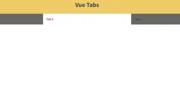 Vue Tabs